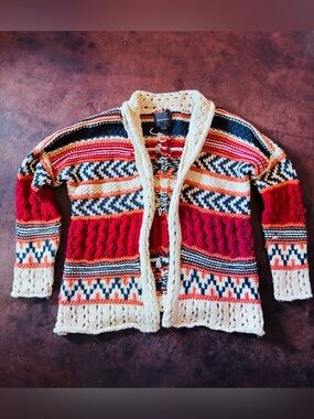 Lovemarks Boho Chunky Sweater Size Small Open Knit
